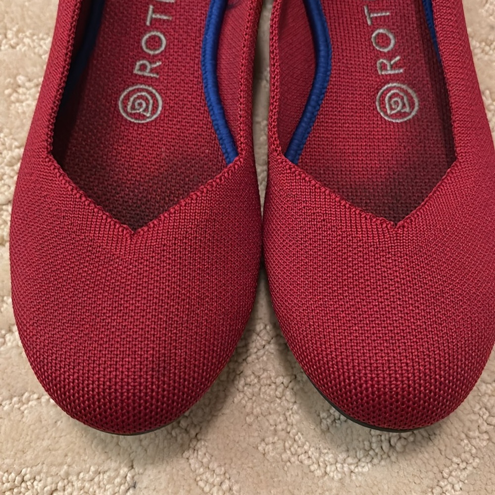 Red flats Rothy’s - Picture 2 of 12